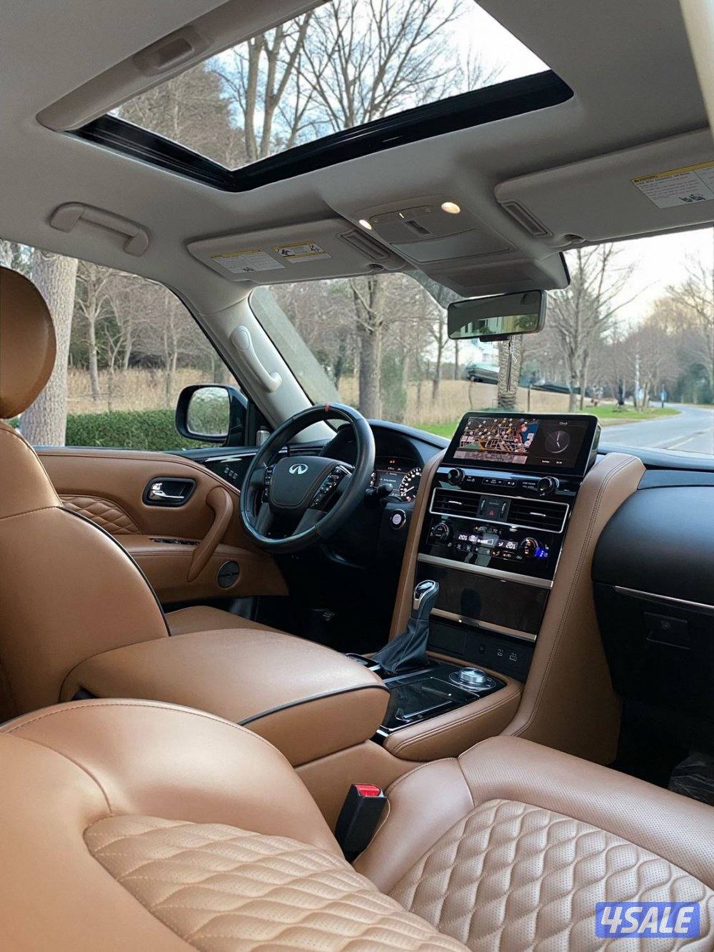 📍انفينيتي QX80 -م2022 - عداد 42 الف- البابطين - صبغ وكالة📍8