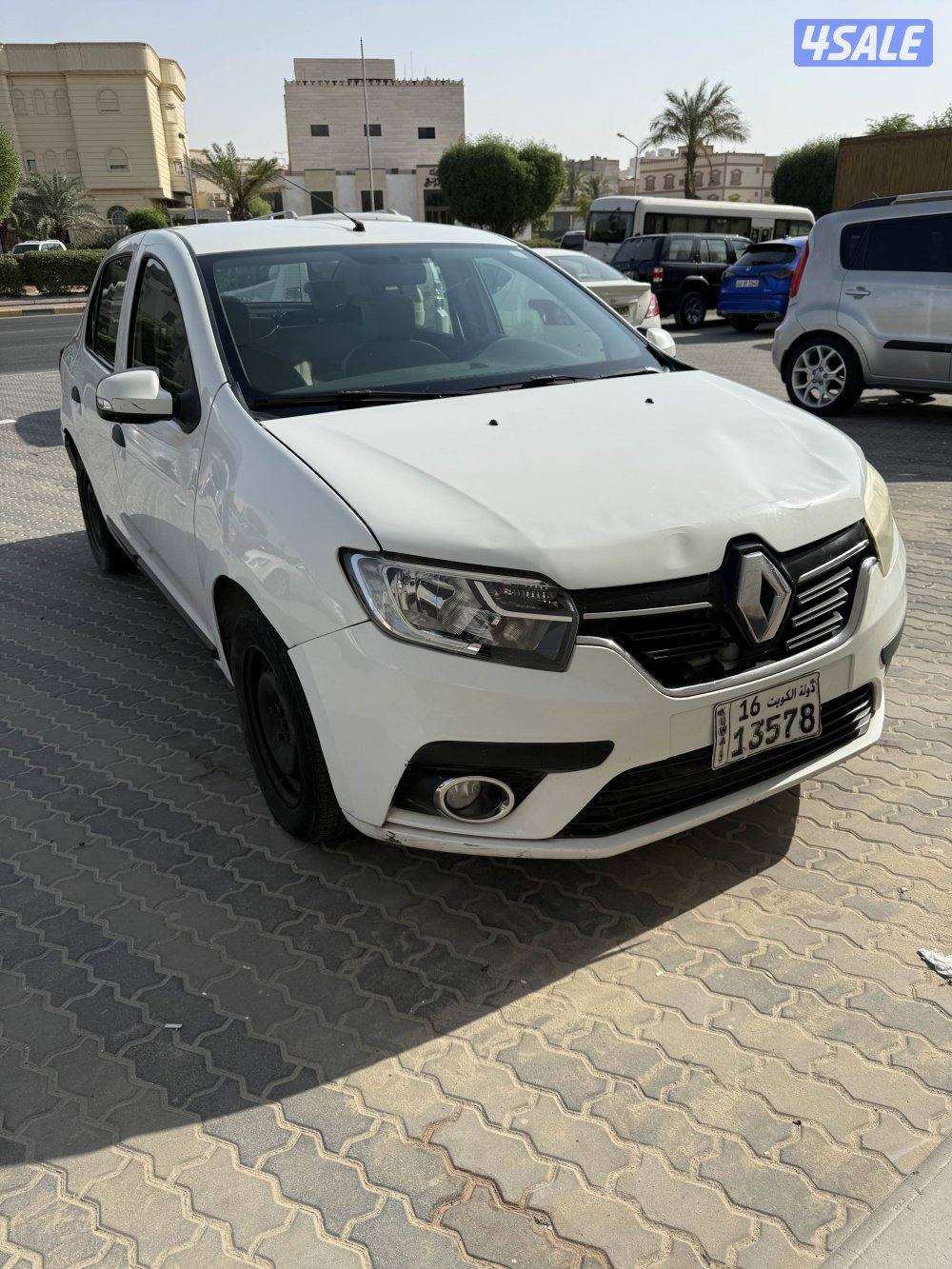 رينو سيمبول موديل ٢٠١٩ ابيض لا تحتاج اي شي بيعه سريعة1