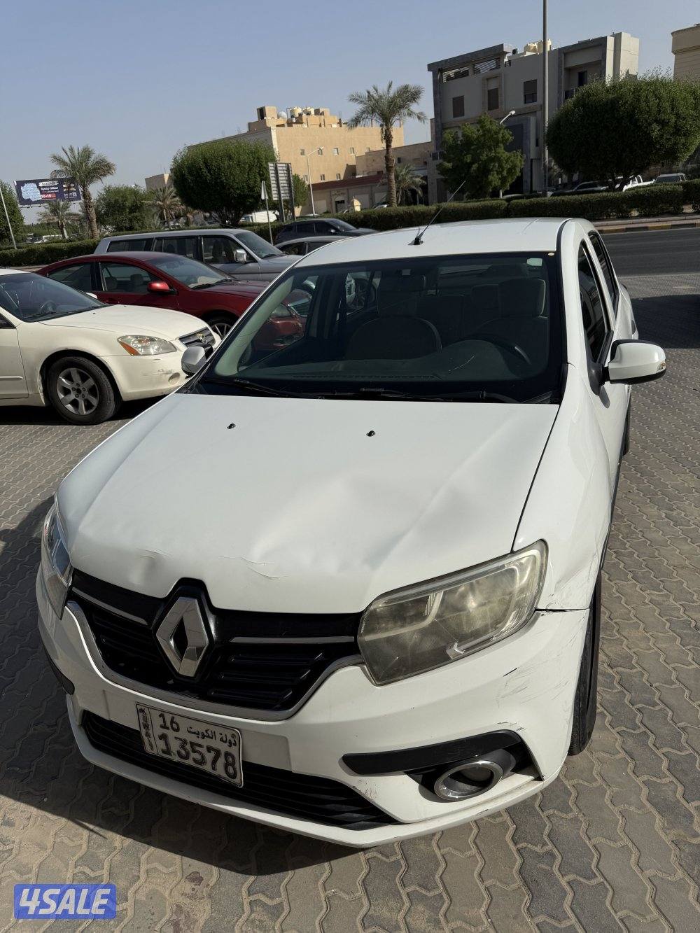 رينو سيمبول موديل ٢٠١٩ ابيض لا تحتاج اي شي بيعه سريعة2