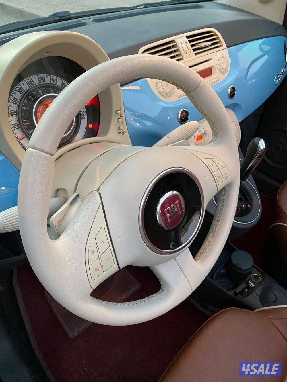 📍فيات 500C - م2012 - عداد 29 الف - صبغ وكالة - وارد الكويت📍9