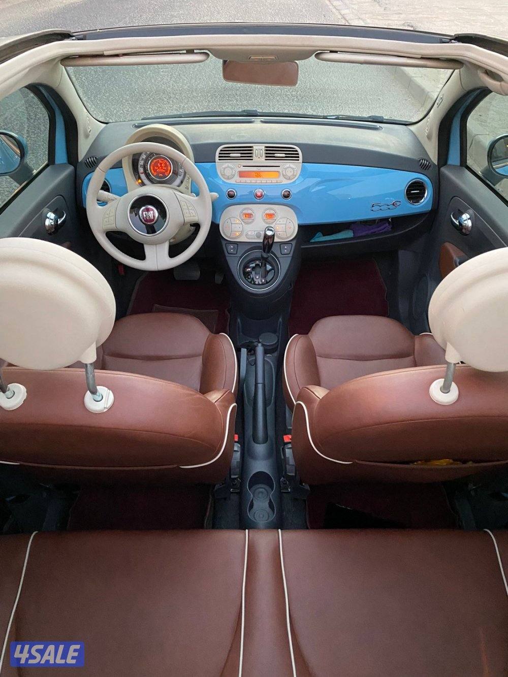 📍فيات 500C - م2012 - عداد 29 الف - صبغ وكالة - وارد الكويت📍10