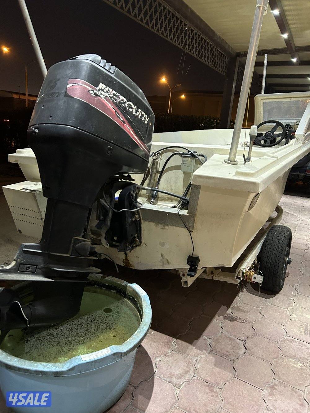 للبيع ١٦ الروضان مكينة استاندر ٧٥ميركري سيرفس كامل قابل بالمساومه3