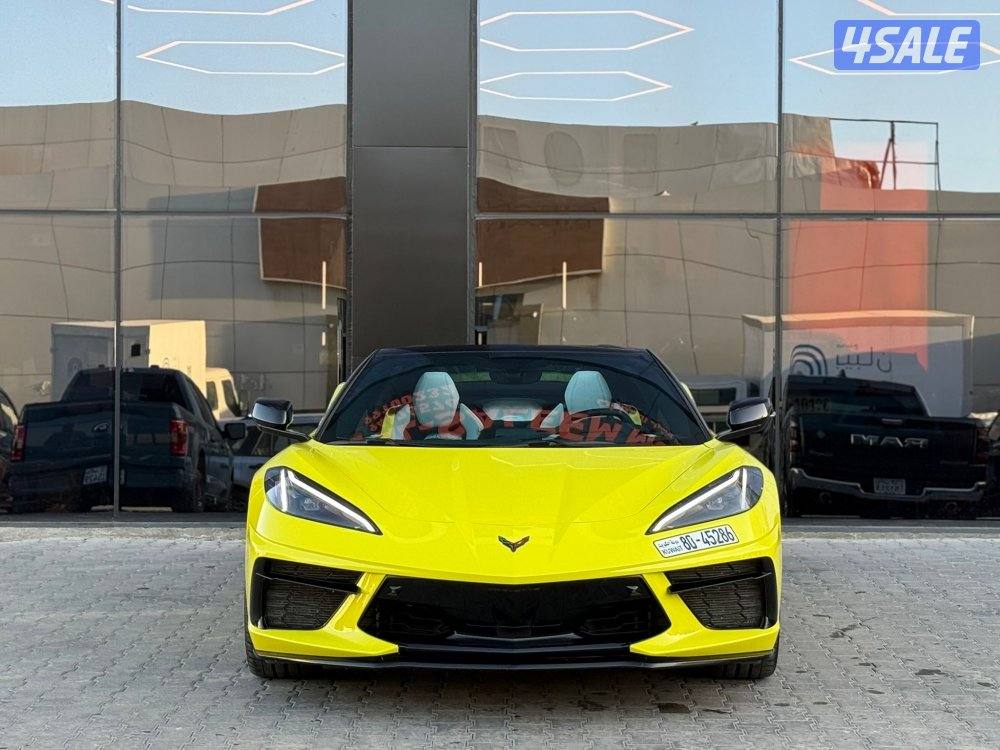 CORVETTE C8 Z51 SPIDER _2023 عداد 9 الاف فقط1