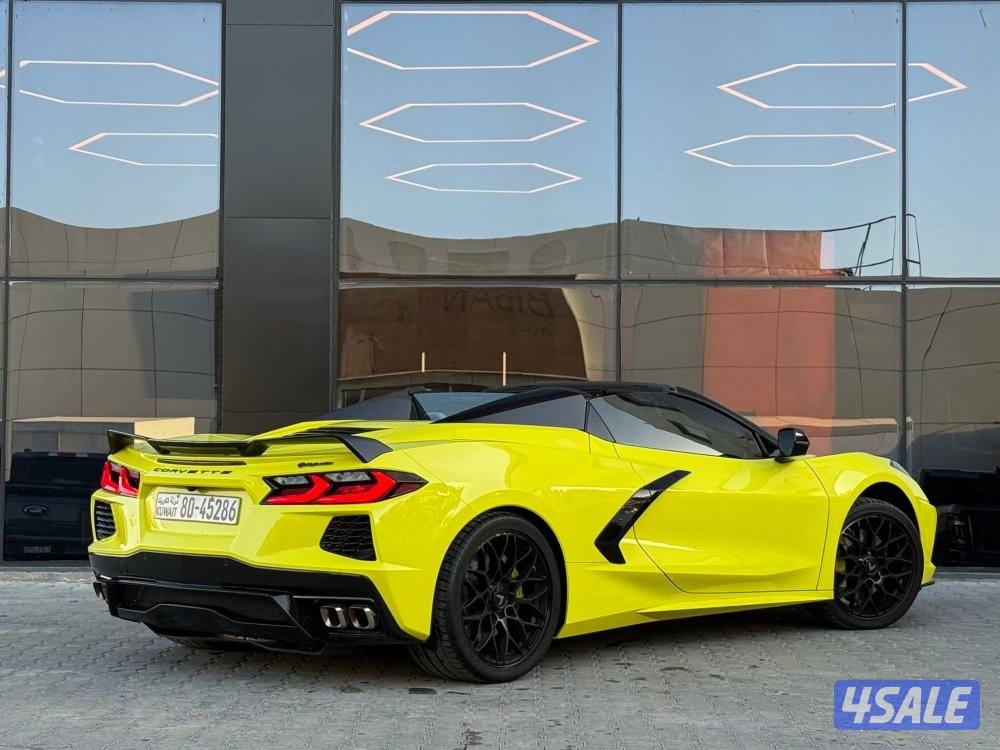 CORVETTE C8 Z51 SPIDER _2023 عداد 9 الاف فقط4