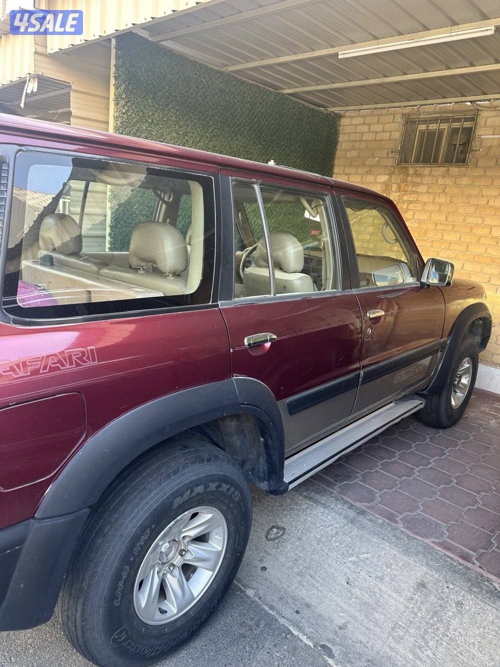 سفاري 2001 مكيف بارد مايحتر عليه5 بوالين ليت جانبي قسام ماي شغال مافيه2