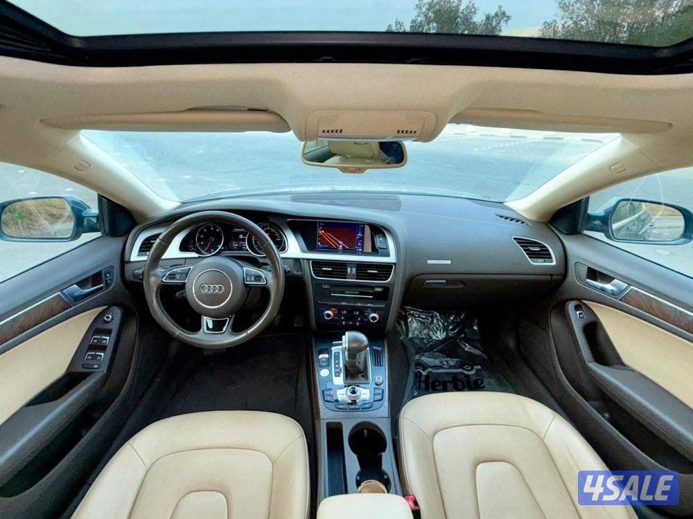 للبيع أودي A5 موديل 2016 كامل المواصفات حاله نظيفه9