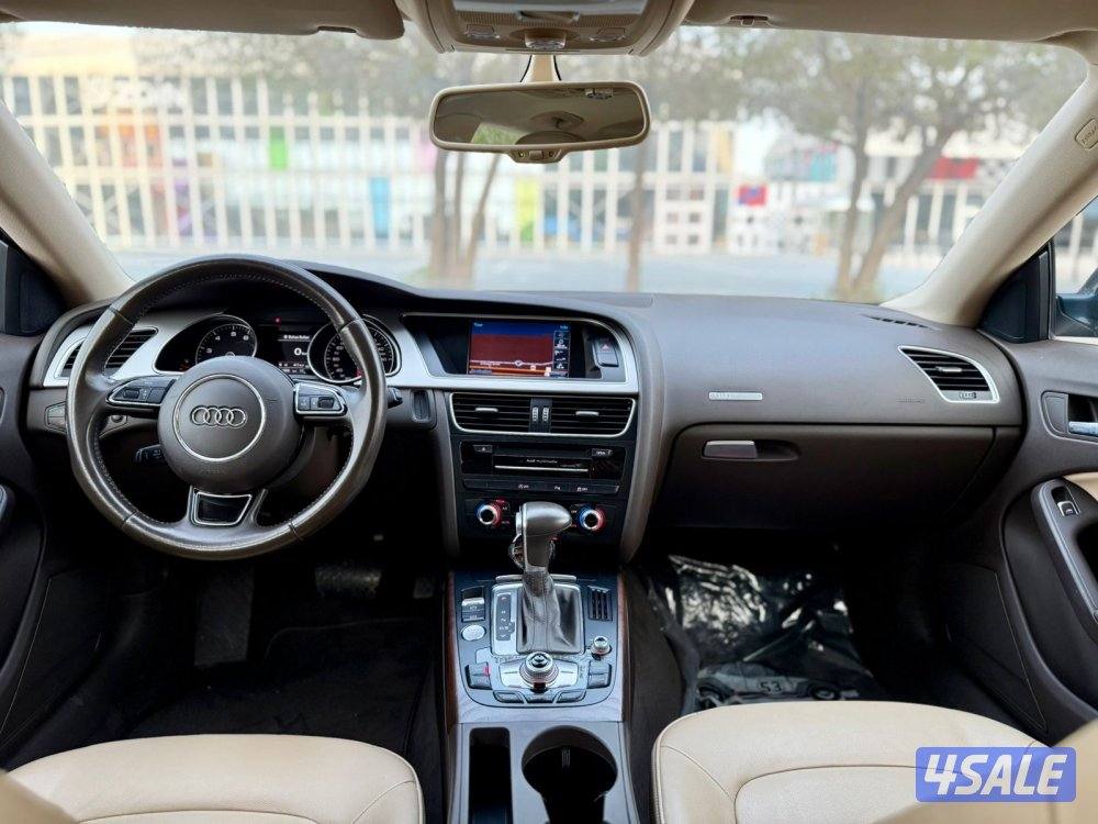 للبيع أودي A5 موديل 2016 كامل المواصفات حاله نظيفه12