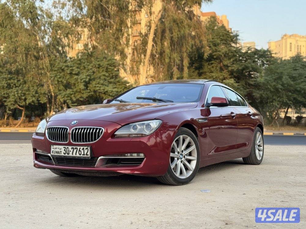 للبيع BMW 640i موديل 2015 الغانم أعلي مواصفات0