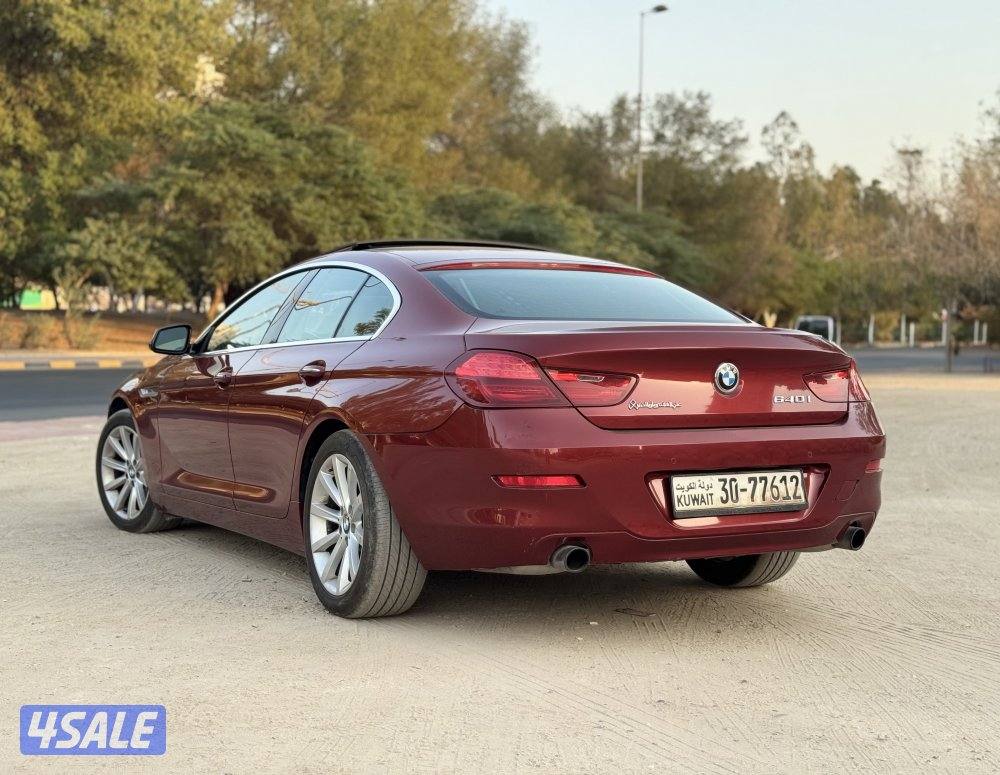 للبيع BMW 640i موديل 2015 الغانم أعلي مواصفات6