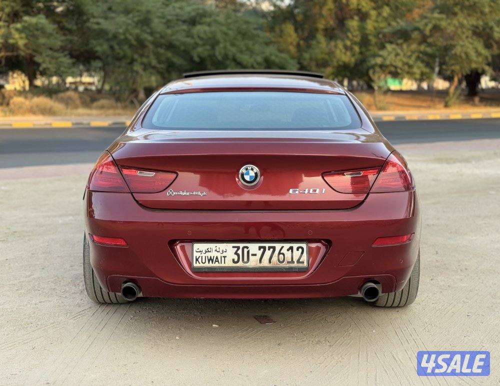 للبيع BMW 640i موديل 2015 الغانم أعلي مواصفات7