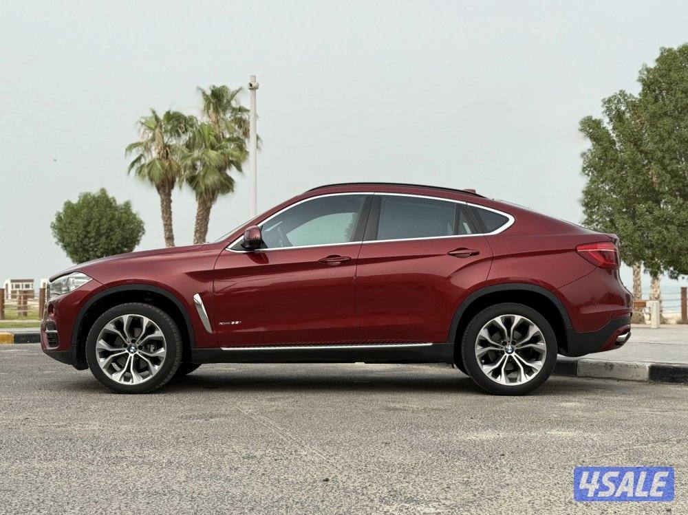 للبيع BMW X6 موديل 2015 الغانم صبغ الوكاله عداد 98 الف1