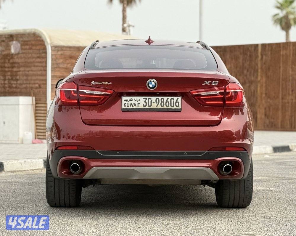 للبيع BMW X6 موديل 2015 الغانم صبغ الوكاله عداد 98 الف3