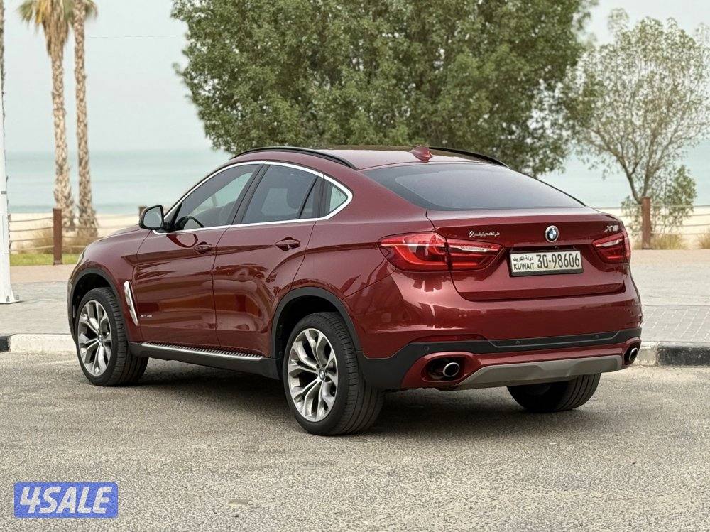 للبيع BMW X6 موديل 2015 الغانم صبغ الوكاله عداد 98 الف4