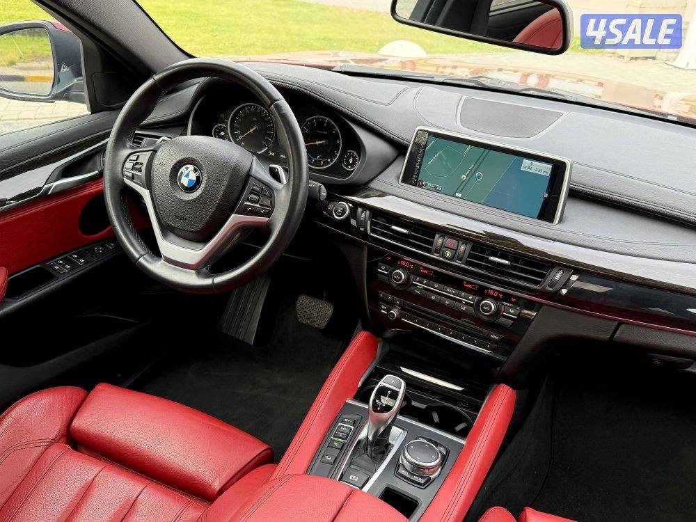 للبيع BMW X6 موديل 2015 الغانم صبغ الوكاله عداد 98 الف5