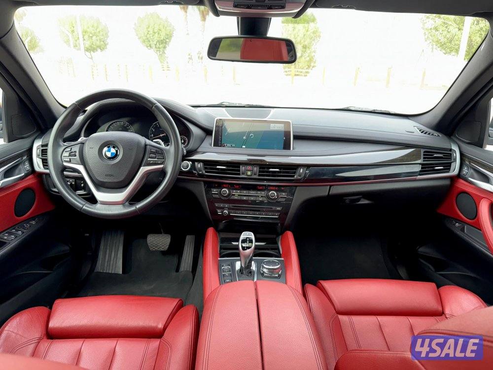 للبيع BMW X6 موديل 2015 الغانم صبغ الوكاله عداد 98 الف6
