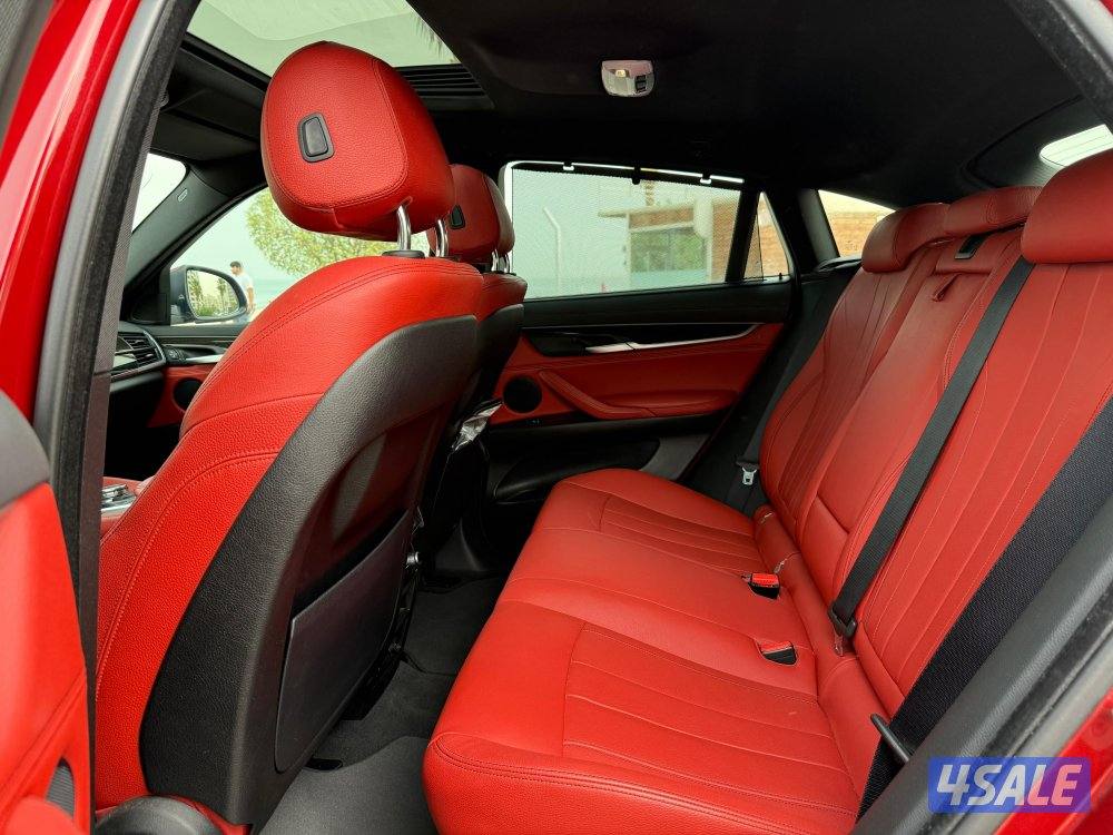 للبيع BMW X6 موديل 2015 الغانم صبغ الوكاله عداد 98 الف7