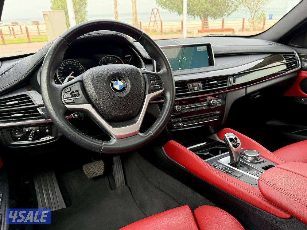 للبيع BMW X6 موديل 2015 الغانم صبغ الوكاله عداد 98 الف8