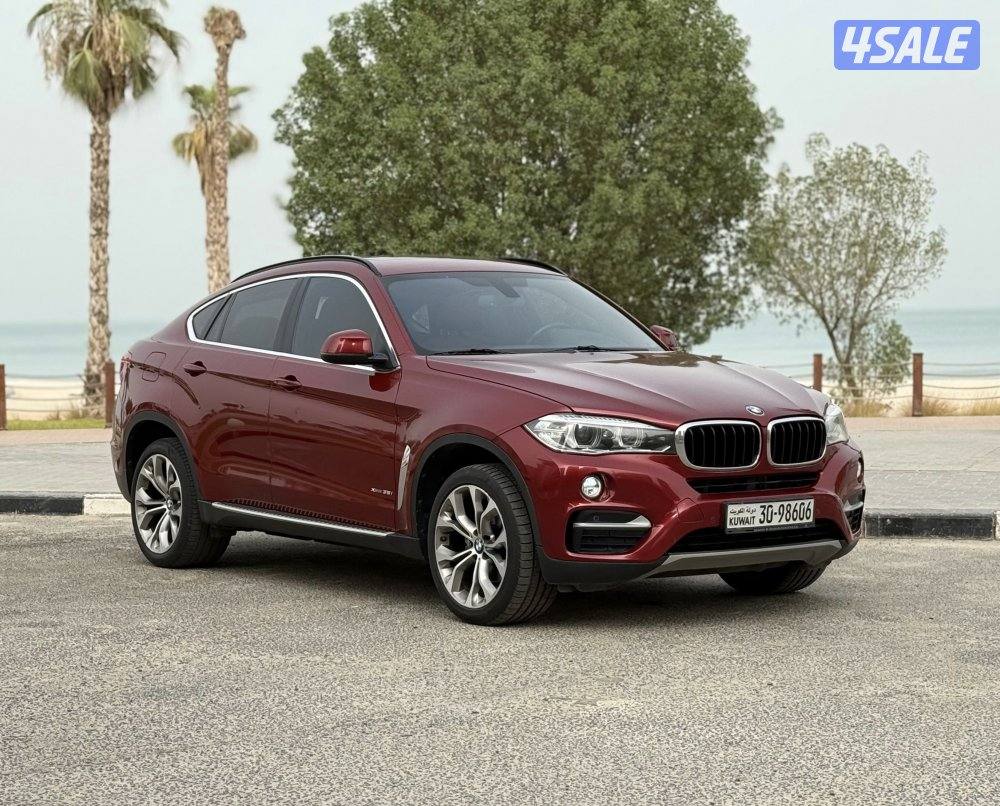 للبيع BMW X6 موديل 2015 الغانم صبغ الوكاله عداد 98 الف14