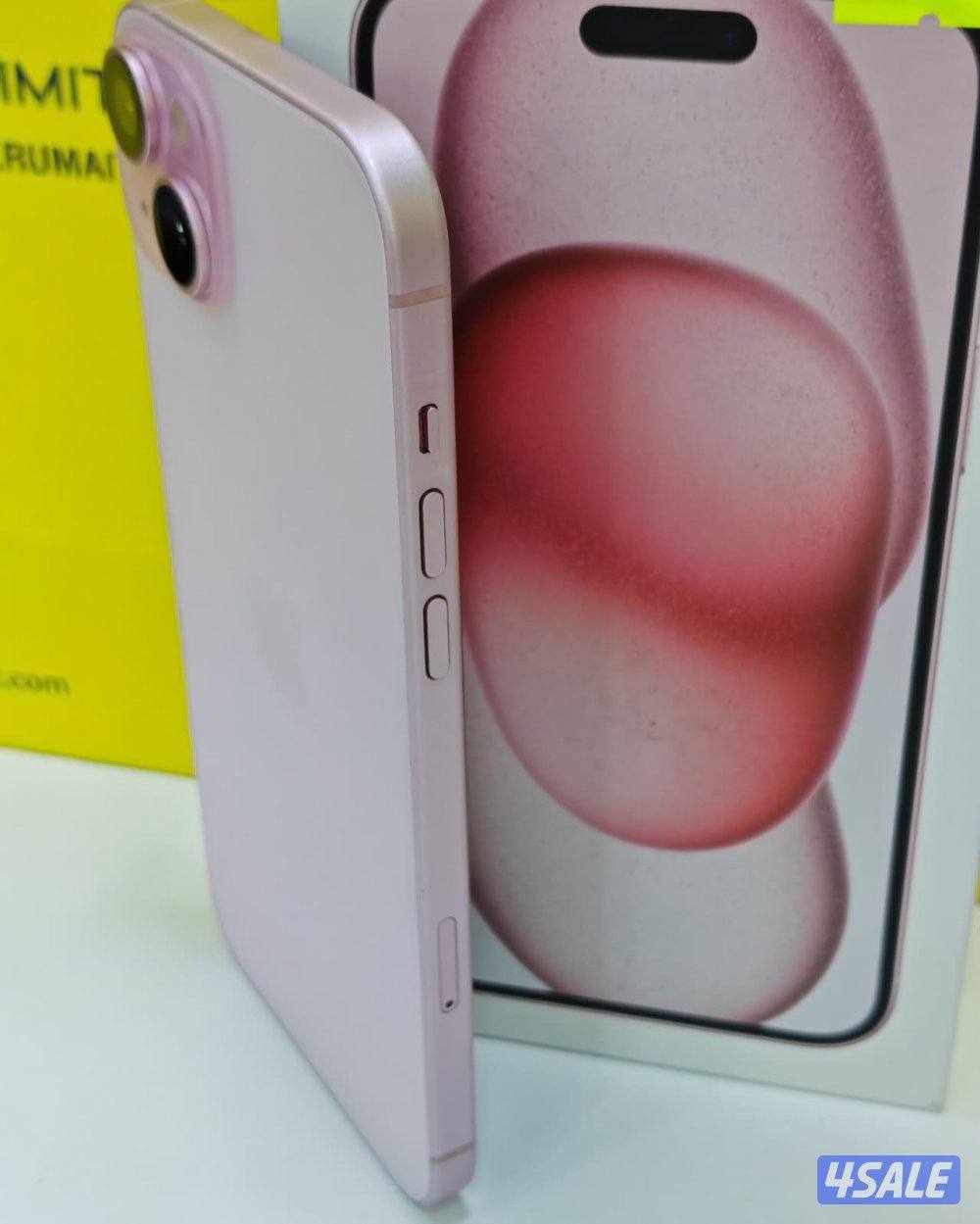 ايفون 15 بلس – 128 جيجابايت – وردي – iPhone 15 Plus 128GB Pink 94%4