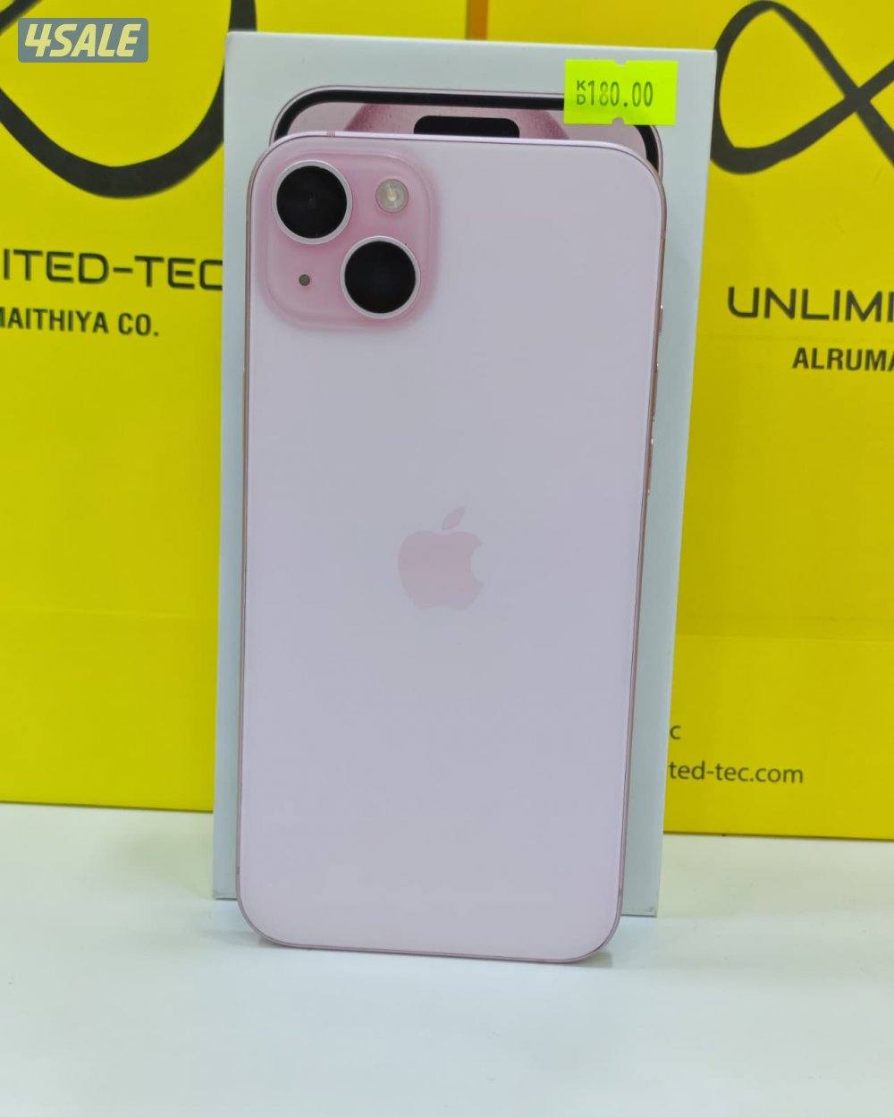 ايفون 15 بلس – 128 جيجابايت – وردي – iPhone 15 Plus 128GB Pink 94%6