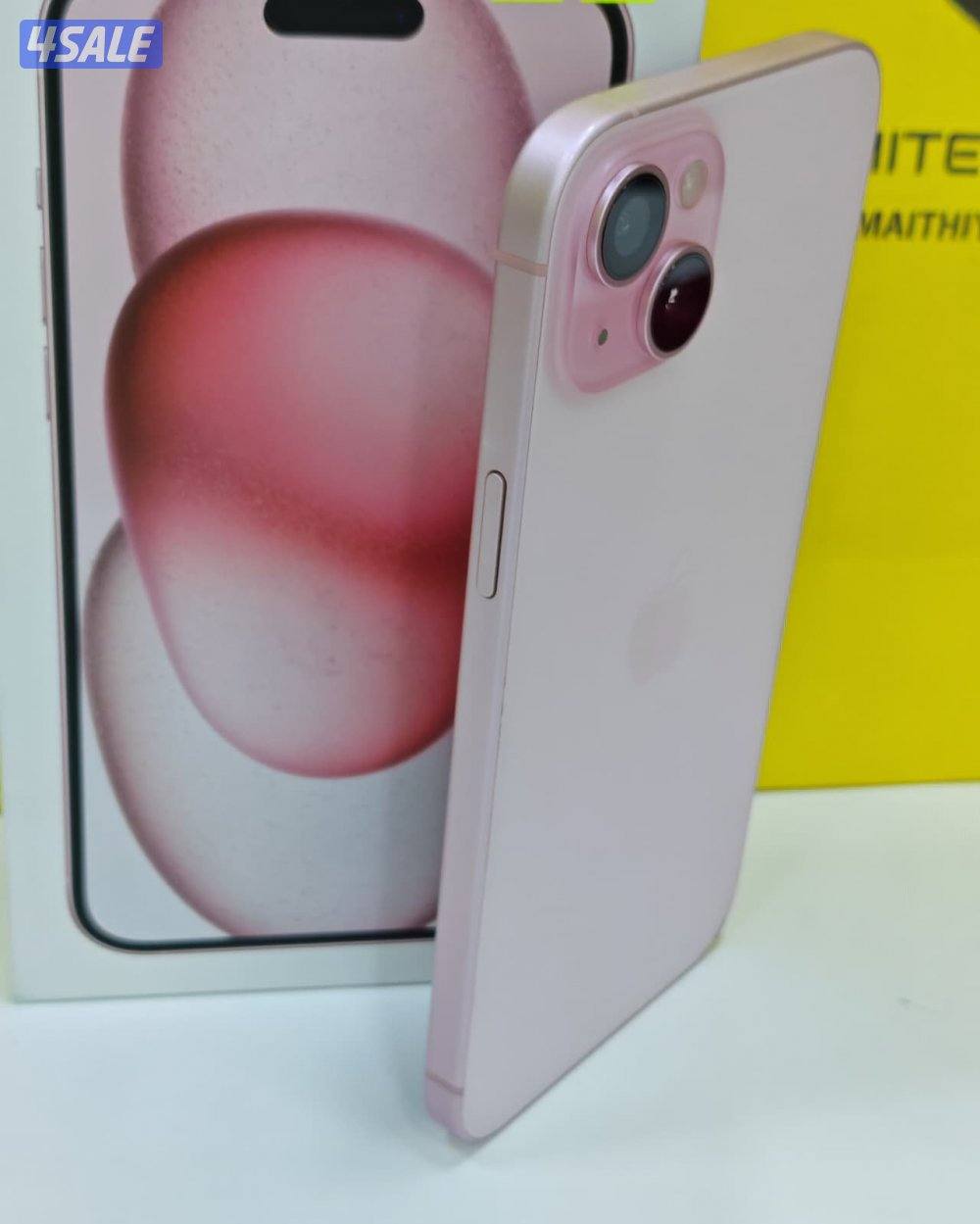 ايفون 15 بلس – 128 جيجابايت – وردي – iPhone 15 Plus 128GB Pink 94%7