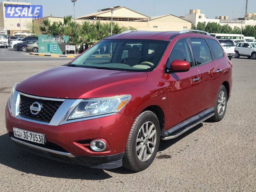 نيسان باثفندر 2014 عداد 106 الف و سيرفس منتظم بالوكاله1