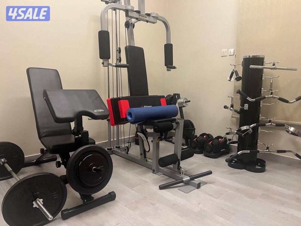 للبيع معدات تمارين حديد كامله1
