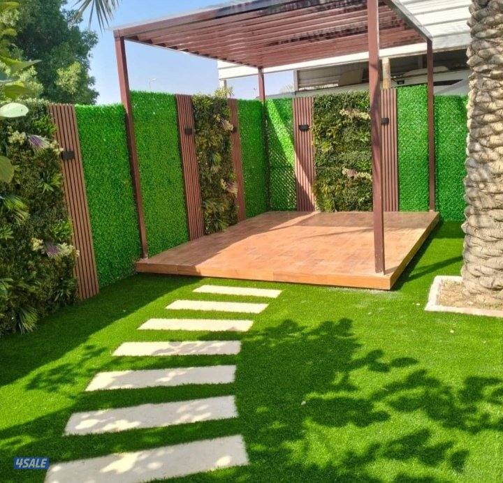 ابو عيد لتنسيق الحدائق الداخليه والخارجيه والتيل الطبيعي1