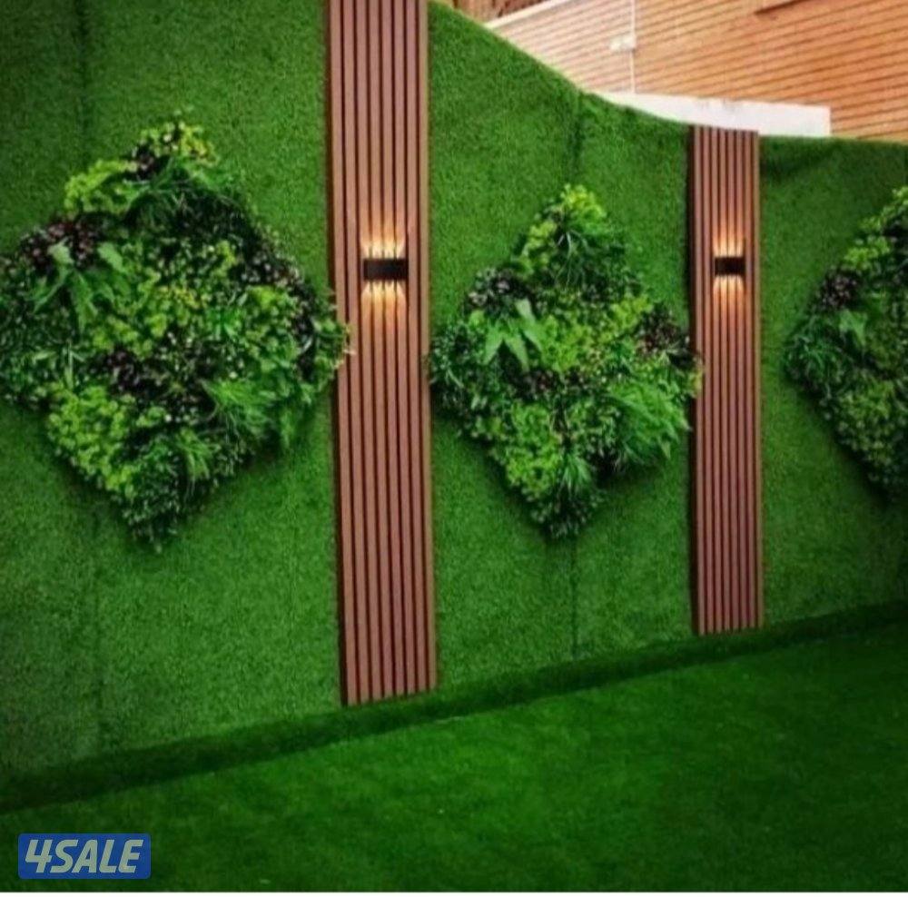 تنسيق حدائق وعمل شلالات ونوفير زراع التيل الطبيعي وتركيب  التيل الصناع4