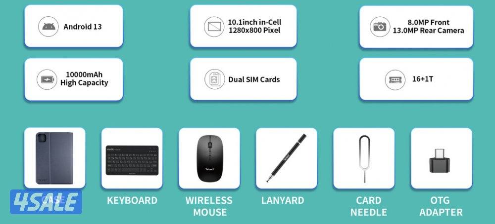 جديد ايباد Pro نظام اندرويد wifi 5G12