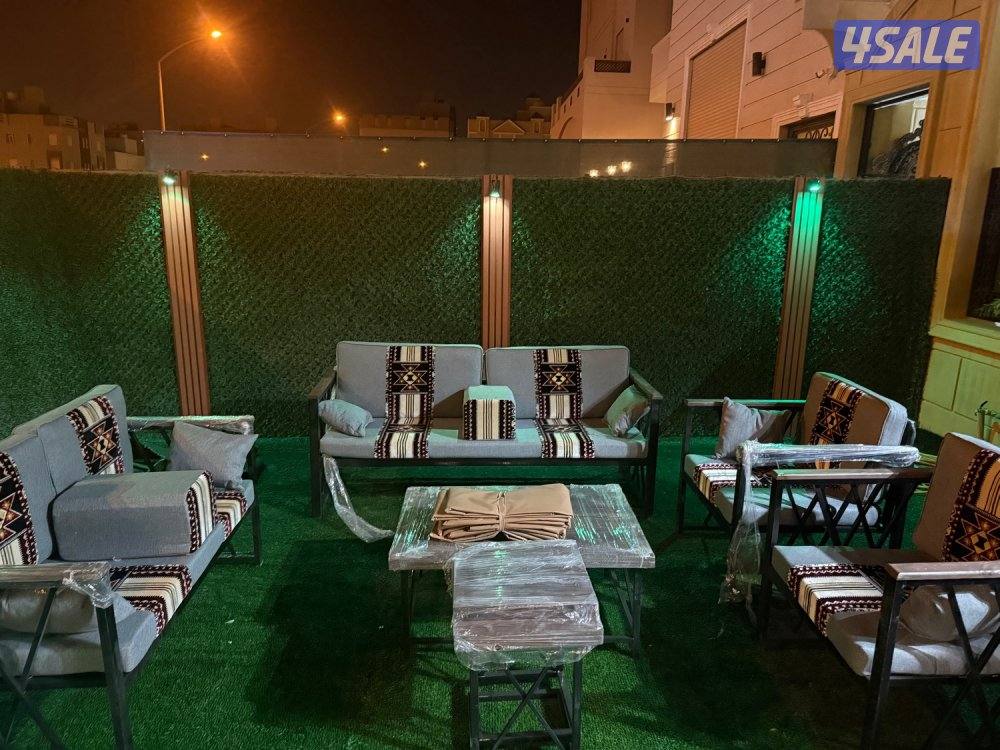 للبيع كراسي خشب خارجية فخمة4