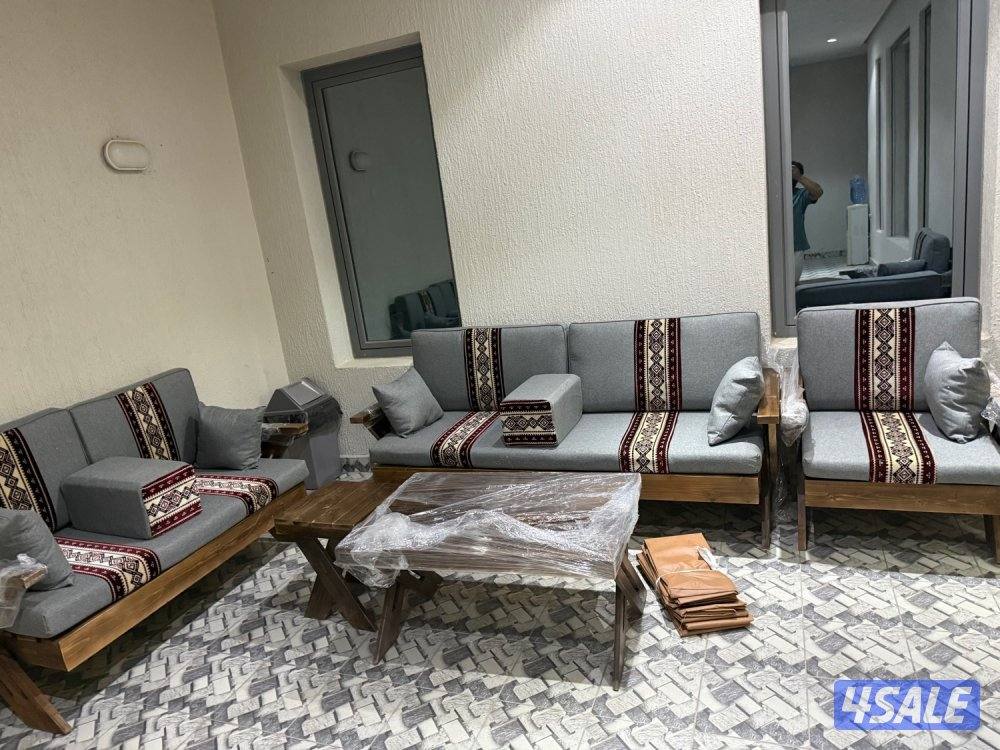 للبيع كراسي خشب خارجية فخمة5