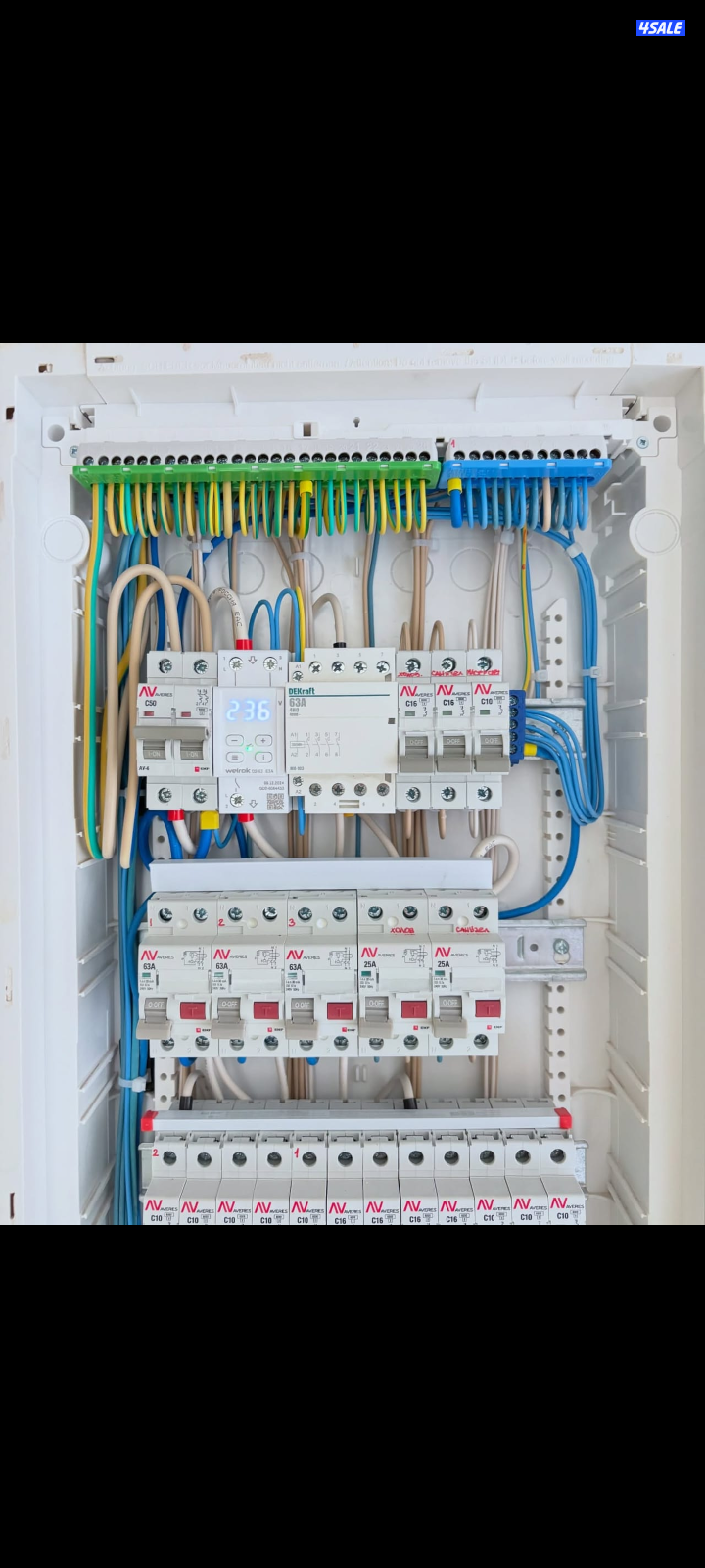 فني كهرباء ابو دومة منازل الكويت تركيب تريات تركيب بروفايل تمديد بلكا1