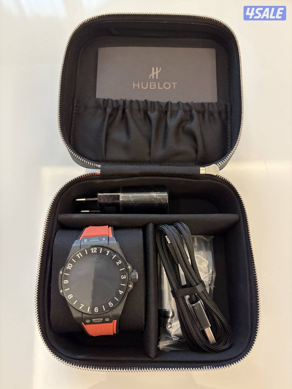 ساعة هوبلو سمارت بلاك سيراميك0