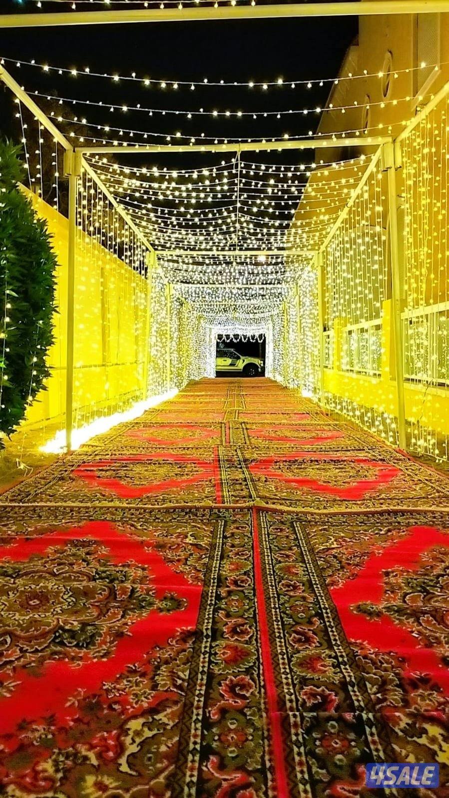 تاجير طاولات كراسي كنب قهوجيه كراسي عزاء جميع مستلزمات المناسبات3