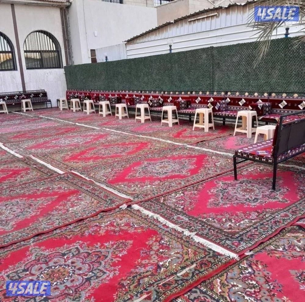 تاجير طاولات كراسي كنب قهوجيه كراسي عزاء جميع مستلزمات المناسبات6