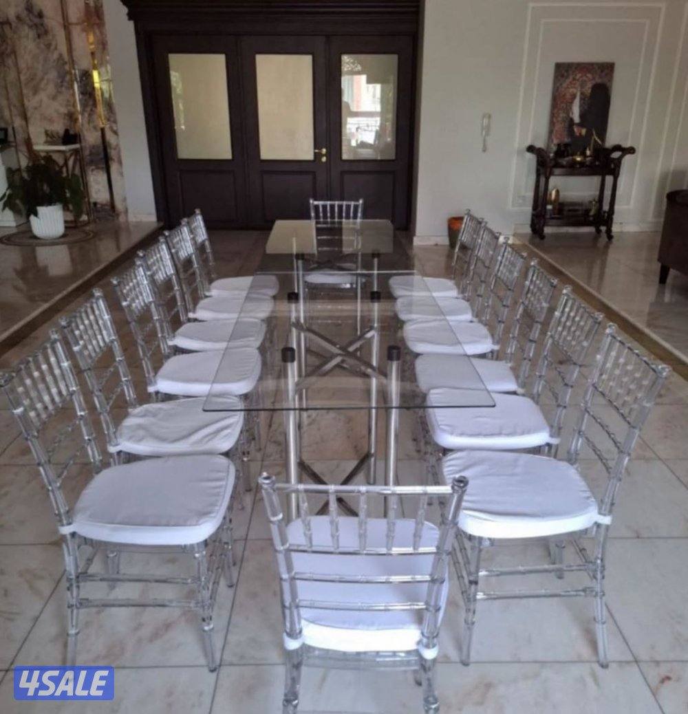تاجير طاولات كراسي كنب قهوجيه كراسي عزاء جميع مستلزمات المناسبات9