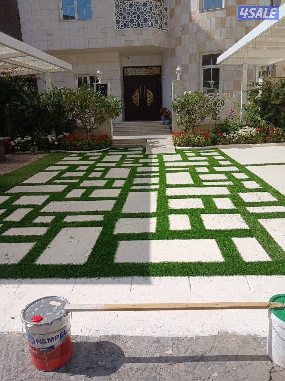 تنسيق وتنفيذ الحديقه الدخليه والخارجيه3