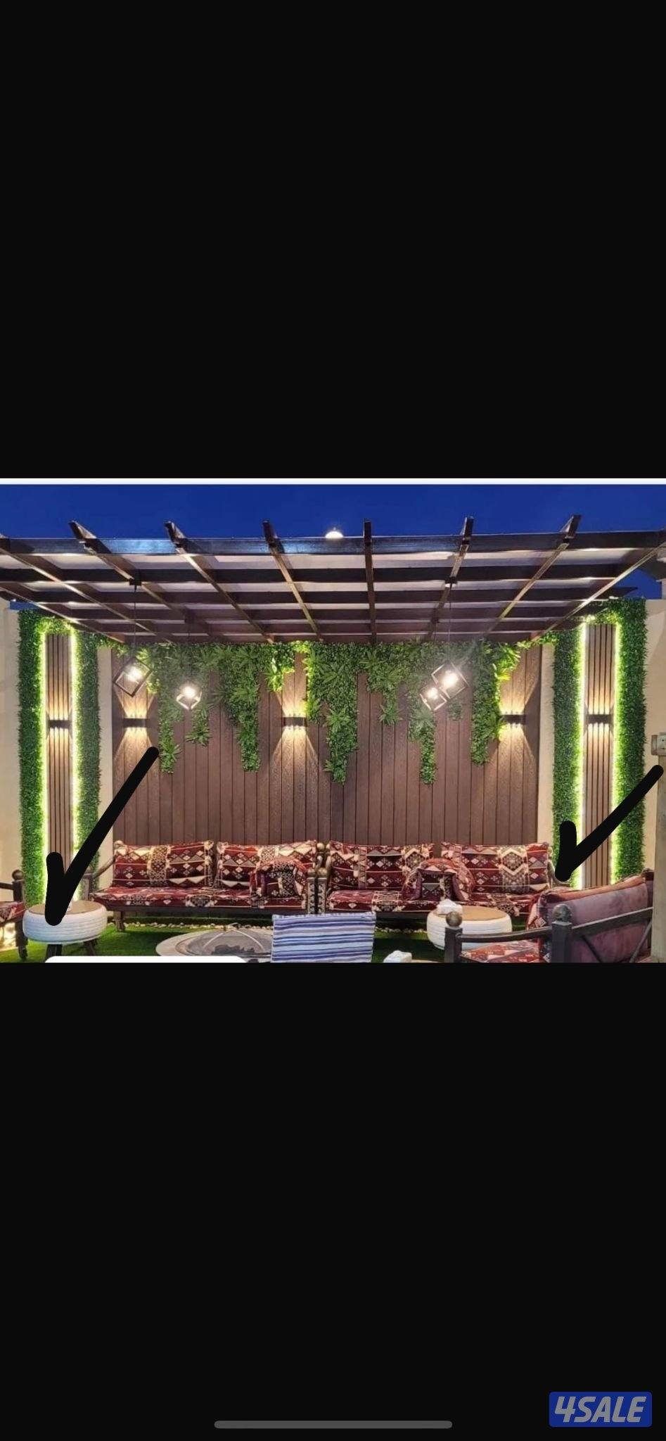 تنسيق وتنفيذ الحديقه الدخليه والخارجيه7