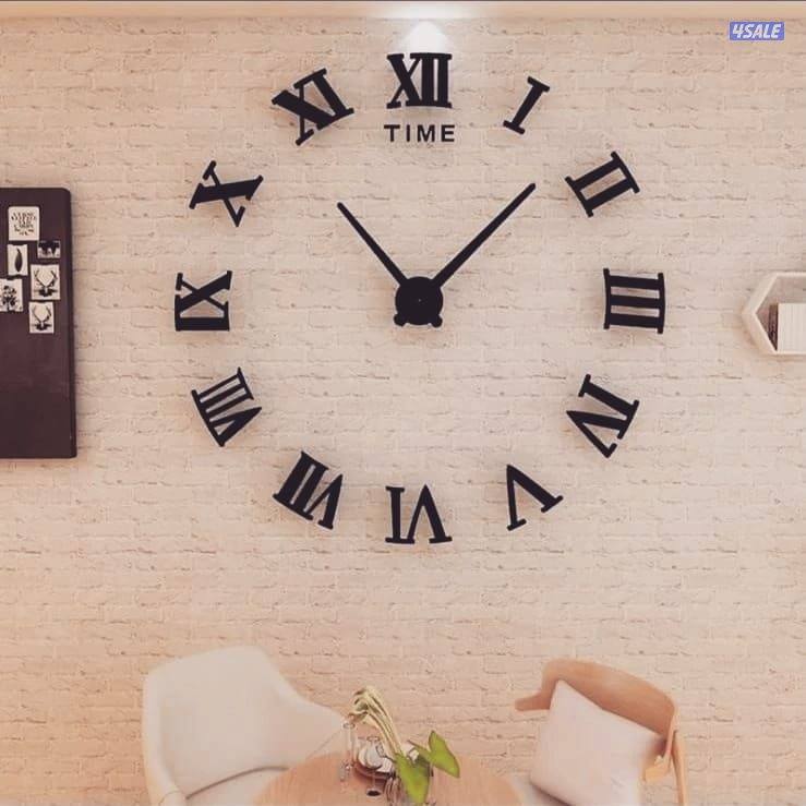 ساعات حائط ثري دي تركيب علي الطوفه بالمقاس اللي تبيه3