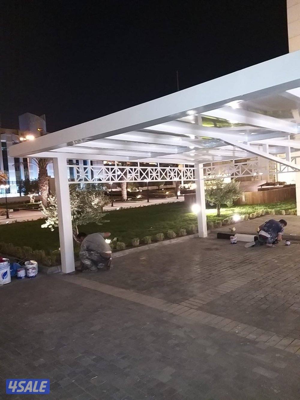 عمل جميع أنواع المظلات والحداده شركت واحت الرياض8