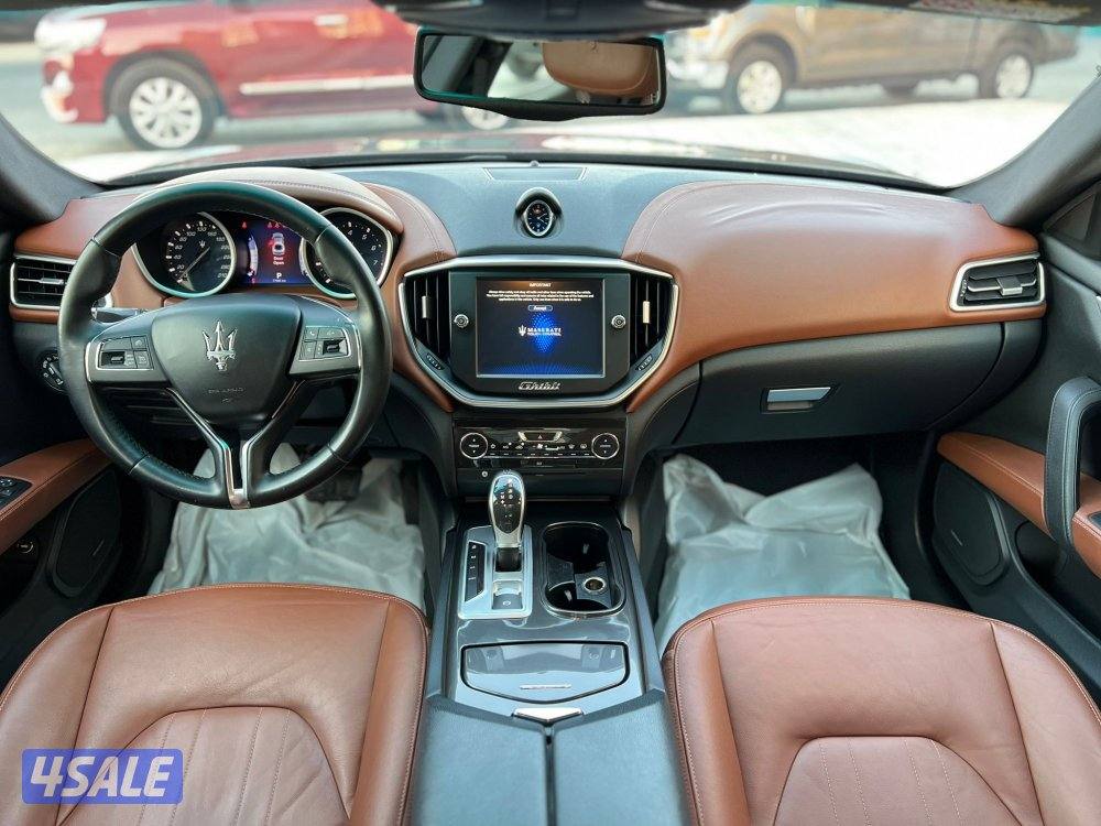 مازيراتي جيبلي 2016 ماشي 77 الف بحالة الوكاله صبغ الوكاله شرط الفحص9