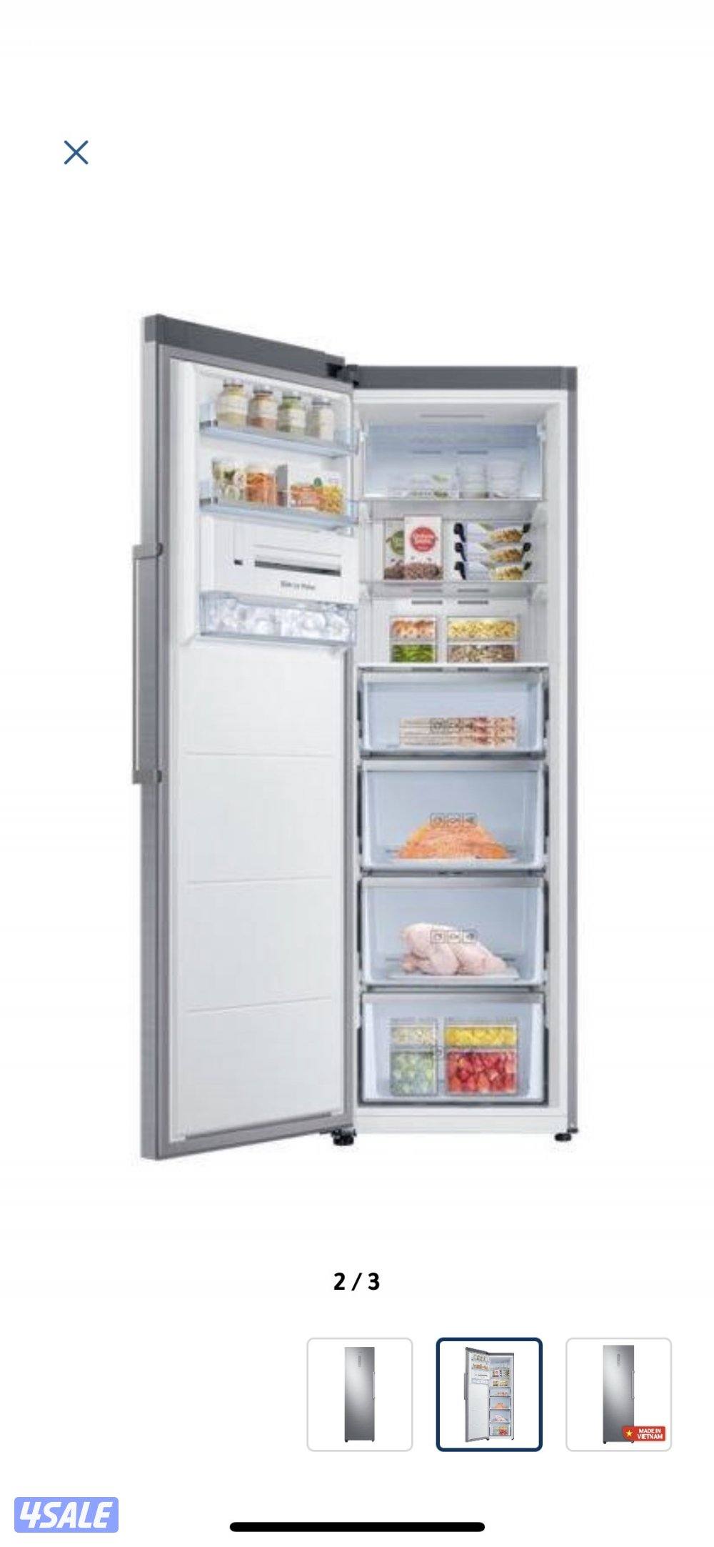 فريزر ساموسنج عامودي بالكرتون2