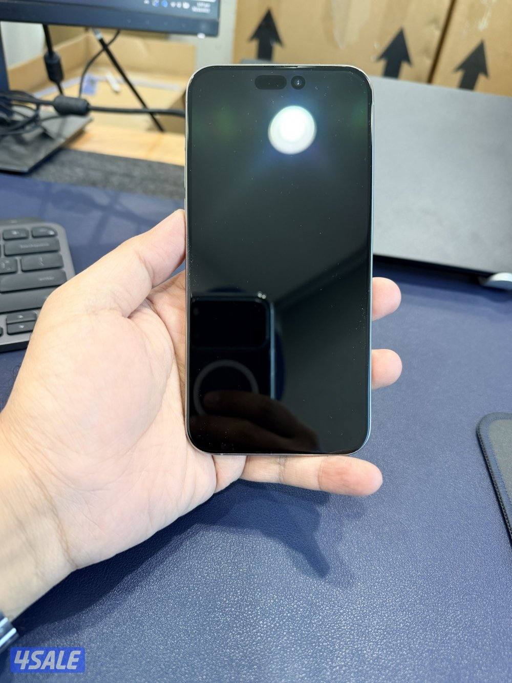 iPhone 15 pro max Natural Titanium 512GB. Battery health 91%. Clean0