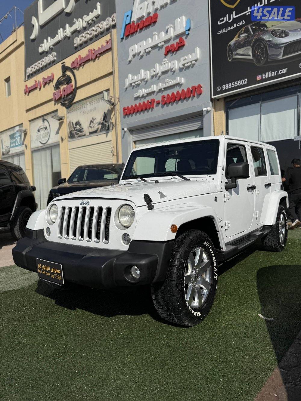 رانجلر صحاري 2016  صبغ وكاله الفل شرط الفحص بحاله وكاله موتر جديد0