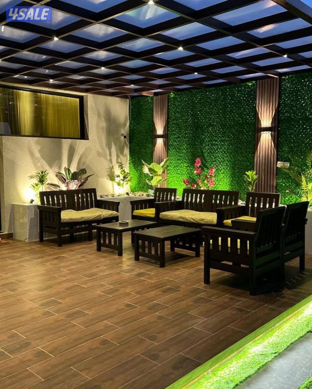 تركيب سياج بديل خشب3Dثيل صناعى وطبيعى بلاط ورصيف ممرات رخام ونوافير3