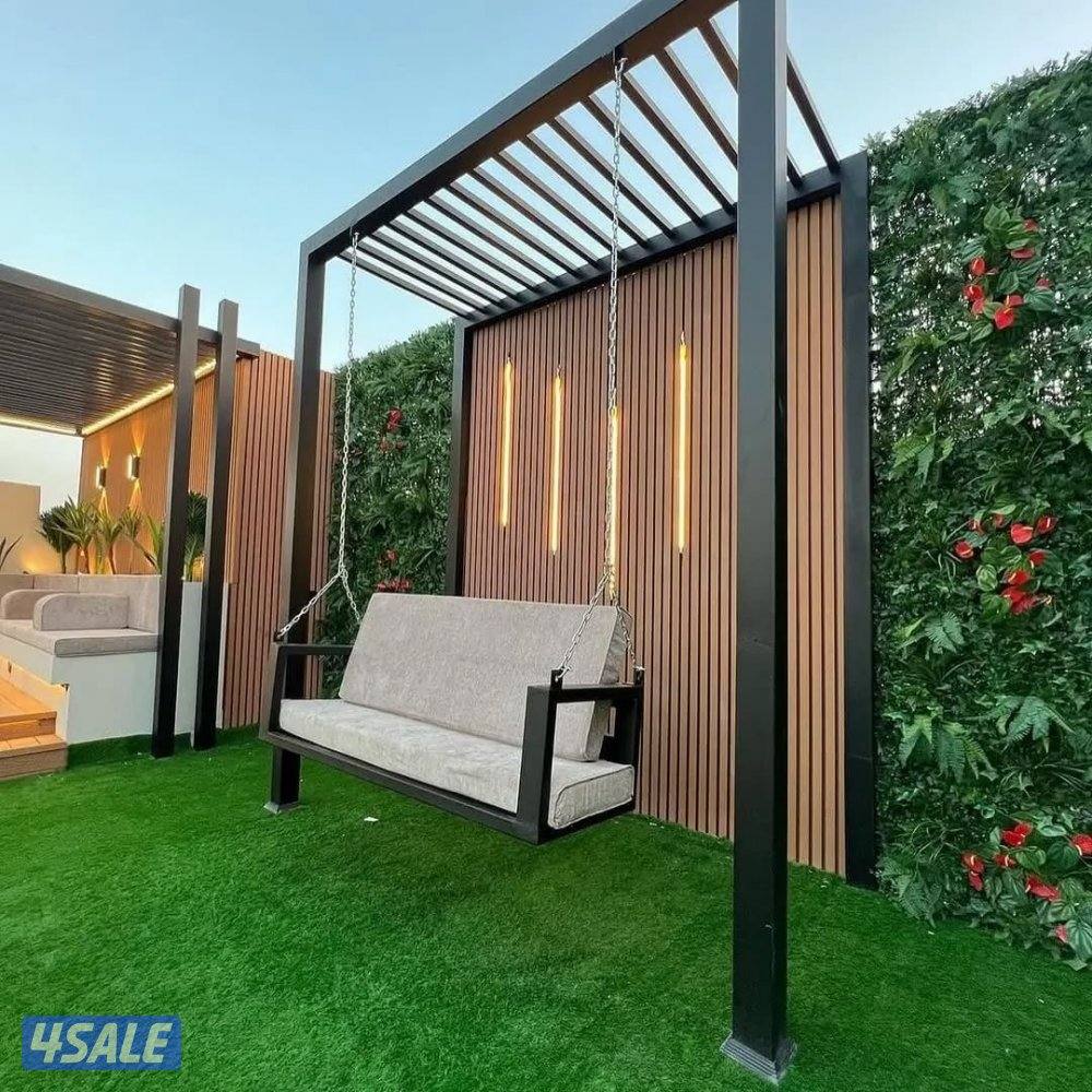 سياج بديل خشب3Dثيل صناعى وطبيعى بلاط ورصيف رخام ونوافير9