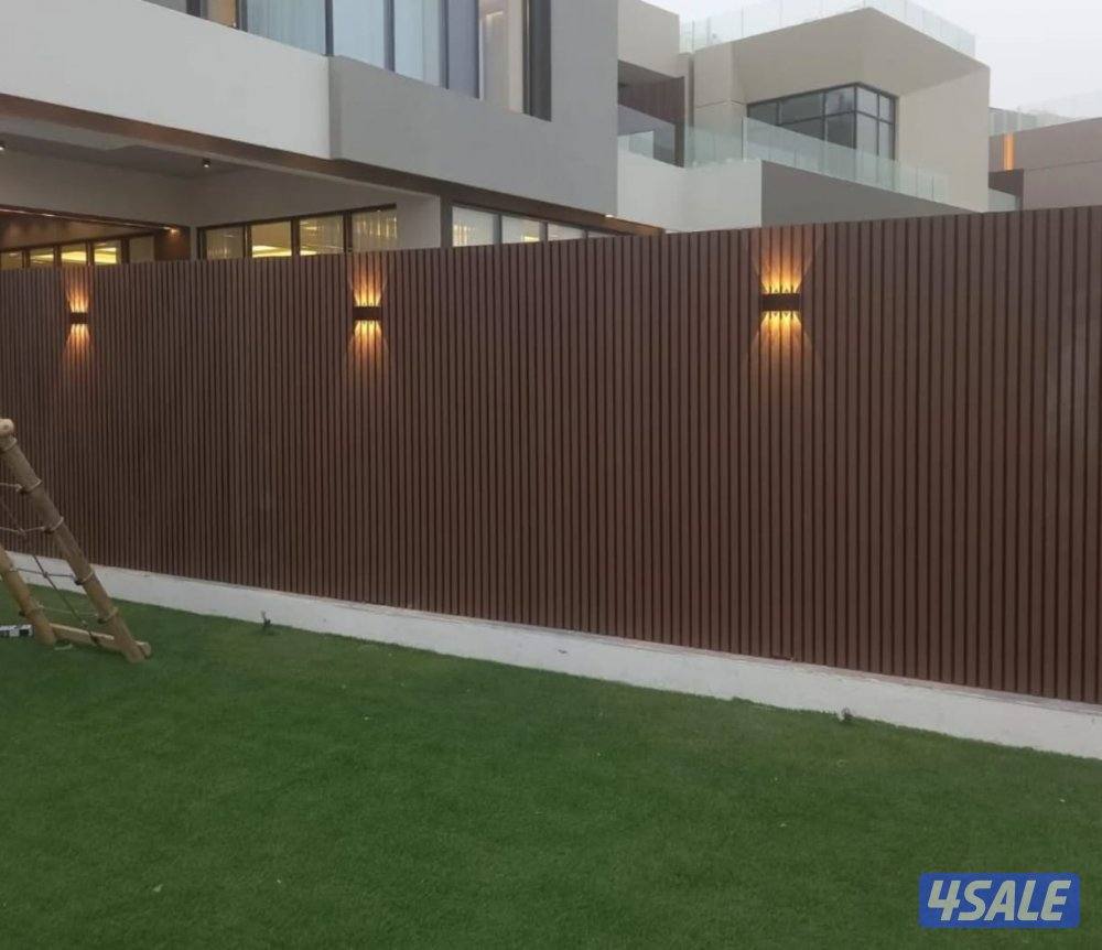 سياج بديل خشب3Dثيل صناعى وطبيعى بلاط ورصيف رخام ونوافير7