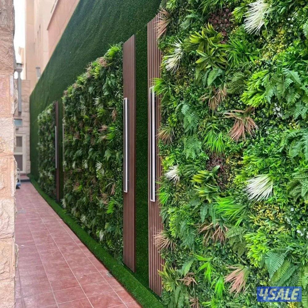 سياج بديل خشب3Dثيل صناعى وطبيعى بلاط ورصيف رخام ونوافير5