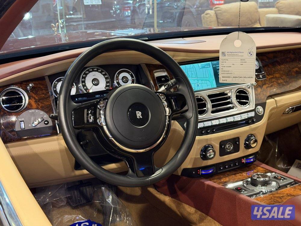 ROLLS ROYCE WRAITH _ عداد قليل _ وارد الغانم _ صبغ الوكاله اوردر خاص8